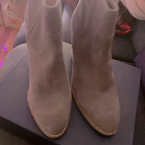 New grey booties zipper on the back - Picture 2 of 3